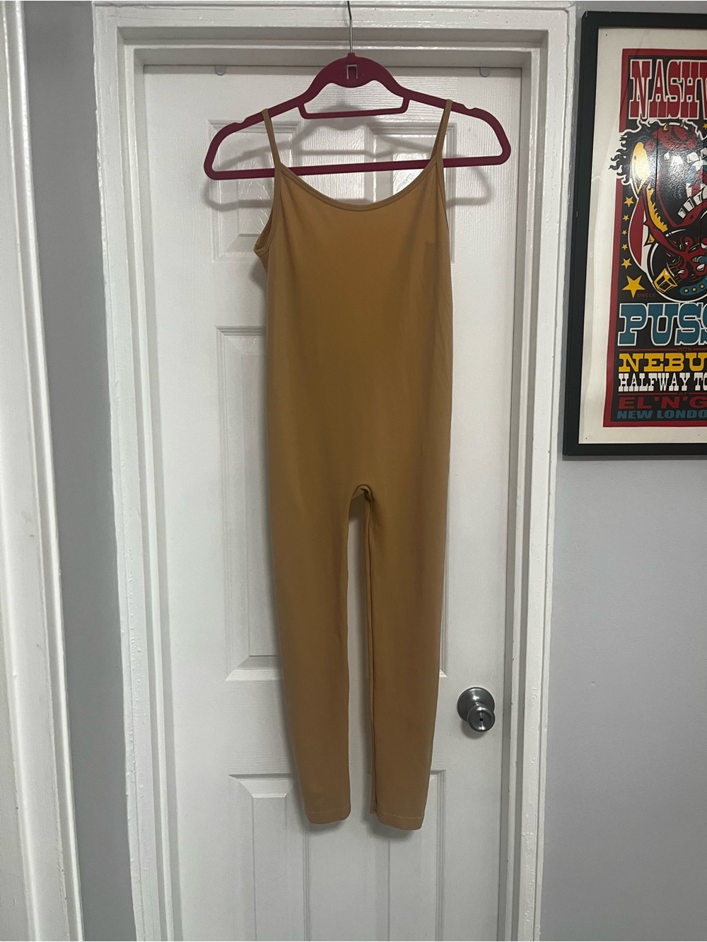 ZARA NWOT Stretch Jumpsuit - Camel